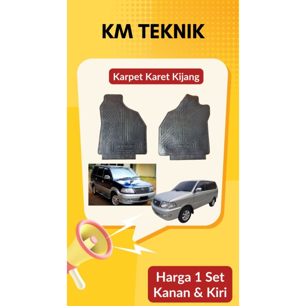 Karet Karpet Kabin Kijang Retro