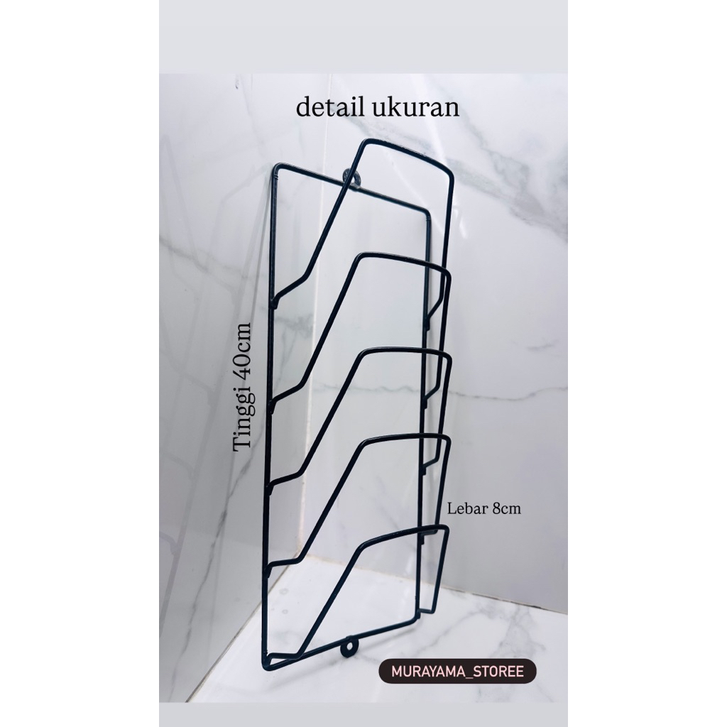 rak tutup panci /rak susun /rak dapur