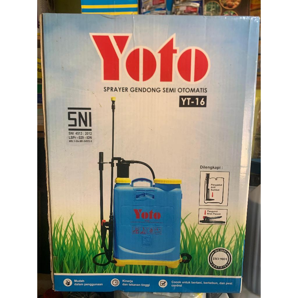 SPRAYER MANUAL YOTO 16L