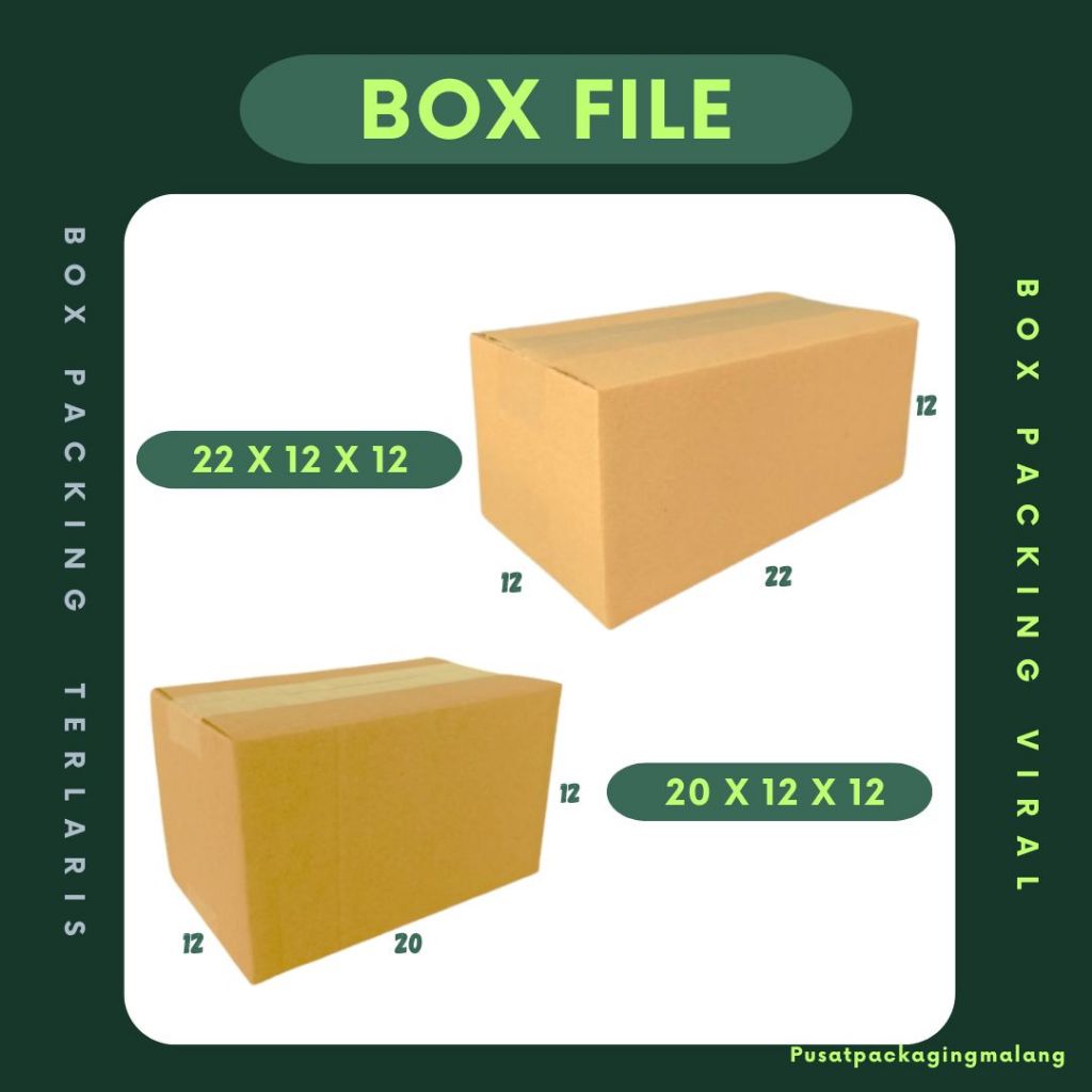 

Box 22x12x12 / 20x12x12 Kardus Packing Karton Dus Kotak Kemasan Jamu Madu Obat Snack Kripik Buah
