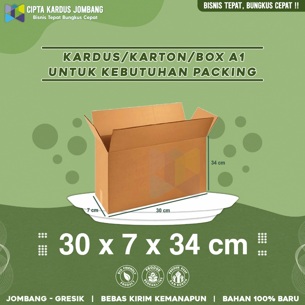 

Box Packing 30x7x34 | Kardus Packing | Karton Packing