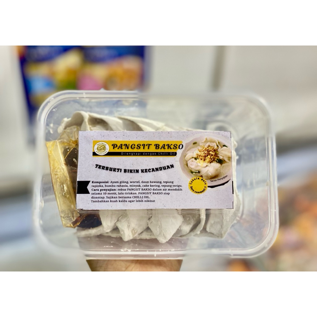 

PANGSIT BAKSO ISI 10PCS ( FREE CHILI OIL)