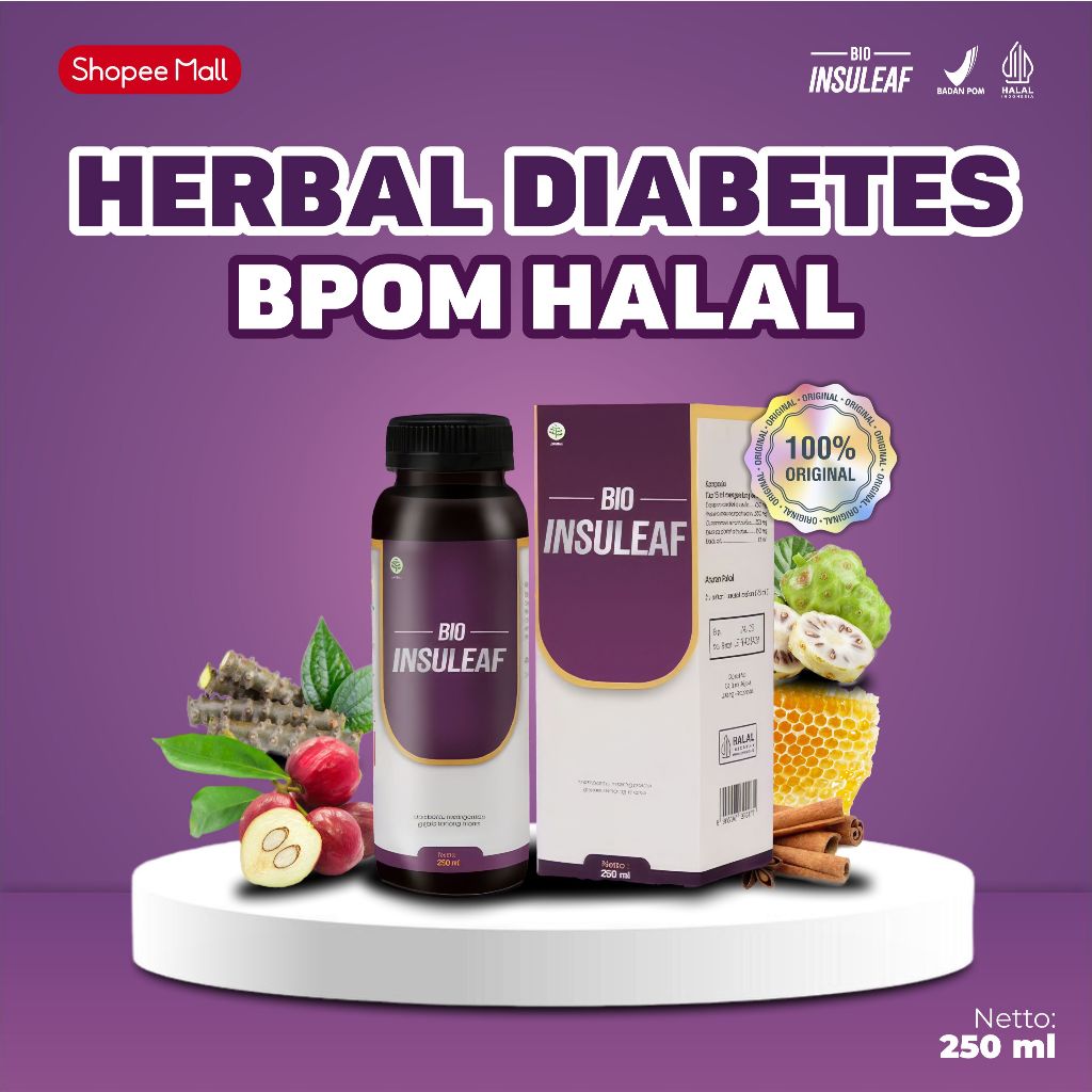 

Bio Insuleaf Premium Herbal – Herbal Diabetes Penurun Kolesterol Asli Terpercaya