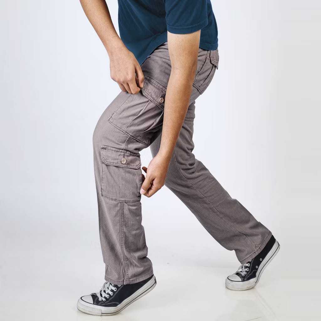 cargo panjang pria celana panjang pria doubel pocket cargo pria kantong banyak terbaru