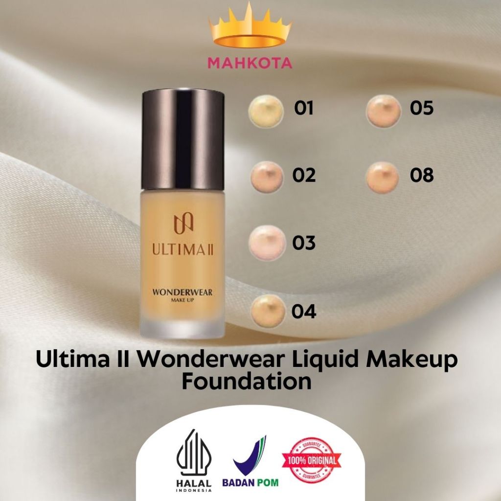 **Mahkotacosmetik**Ultima II Wonderwear Liquid Makeup Foundation