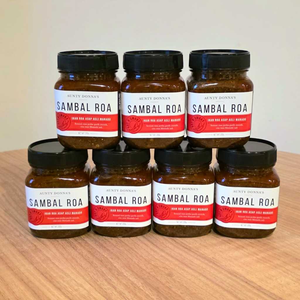 Sambal Ikan Roa Asap khas Manado Pedas Sedang