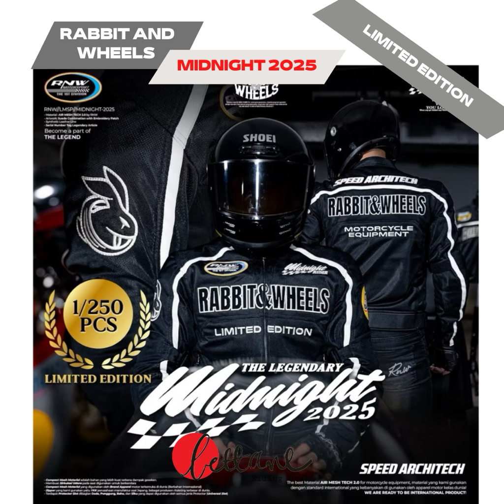 Midnight 2025 RABBIT AND WHEELS Jacket MIDNIGHT JAKET RNW LIMITED EDITION