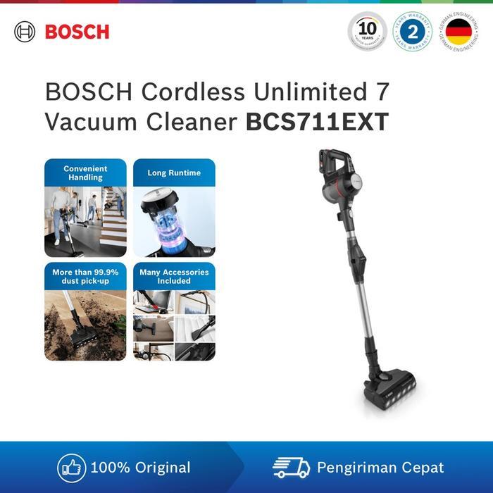 Bosch BCS711EXT Cordless Vacuum Cleaner / Penyedot Debu Portable Unlimited 7 - Bosch BCS711EXT Cordl