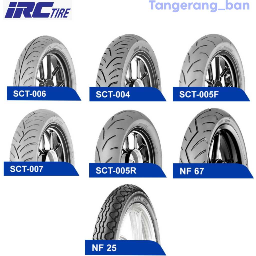 ORIGINAL & BARU BAN IRC TIRE TUBELESS PREMIUM RING 14 DAN 17
