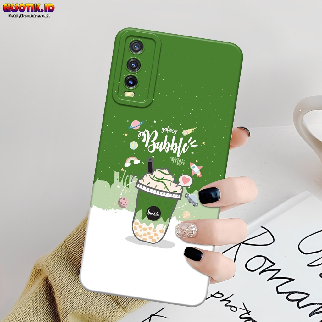 Case VIVO Y12s Y20 Y20s- Eksotik.id - Casing VIVO Y12s Y20 Y20s - Case BOBA - Skin Handphone - Silik