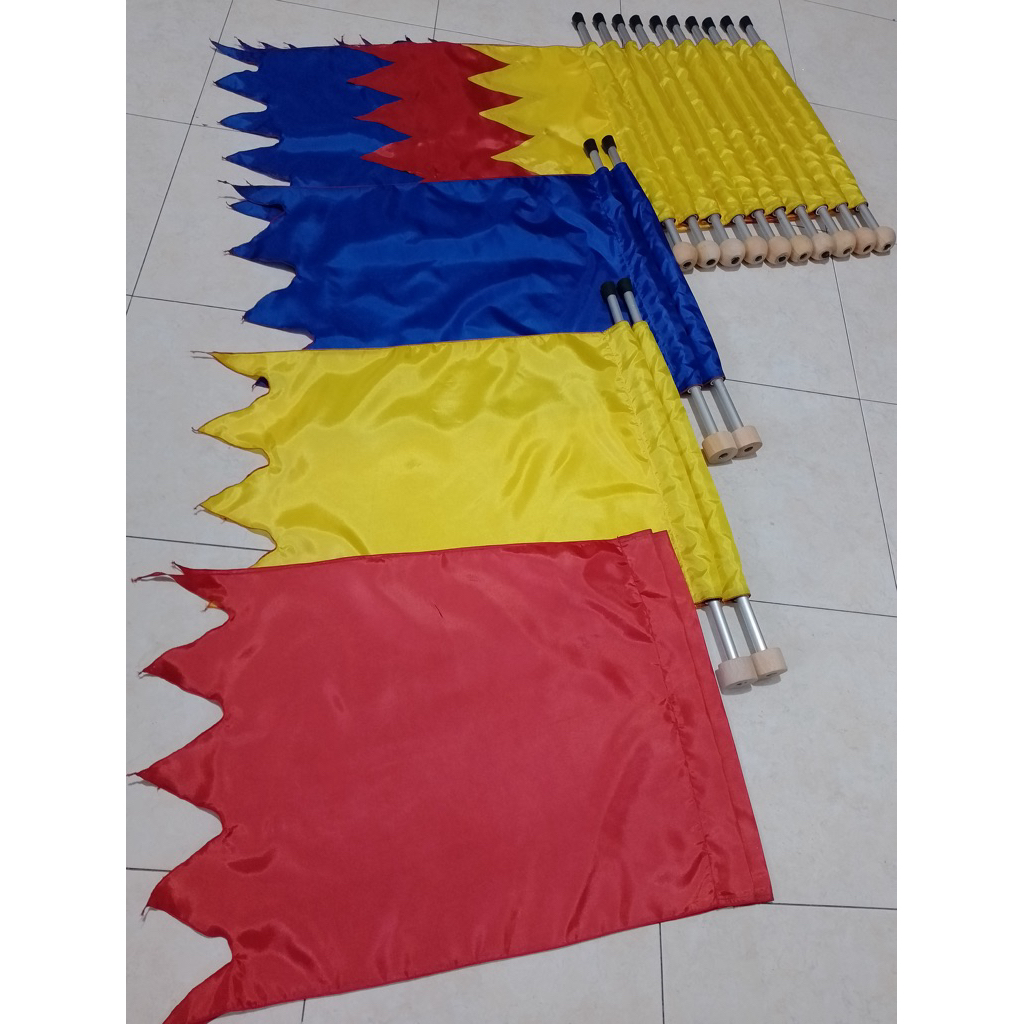 Gereja - New Flag Banner ( Satu Pasang ) Set Bandul Karet