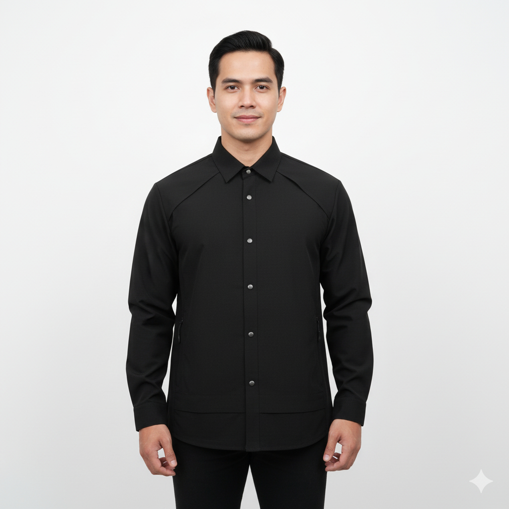 ESBEG - Jasket Jas Jaket Formal Pria Modern Fit Artikel 2223 - Warna Hitam
