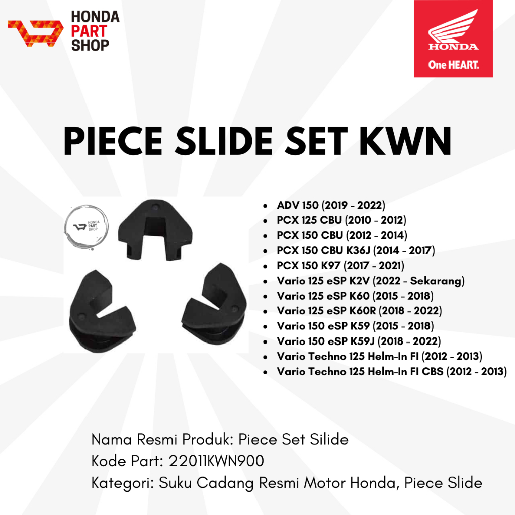 22011KWN900 Piece Slide Set KWN