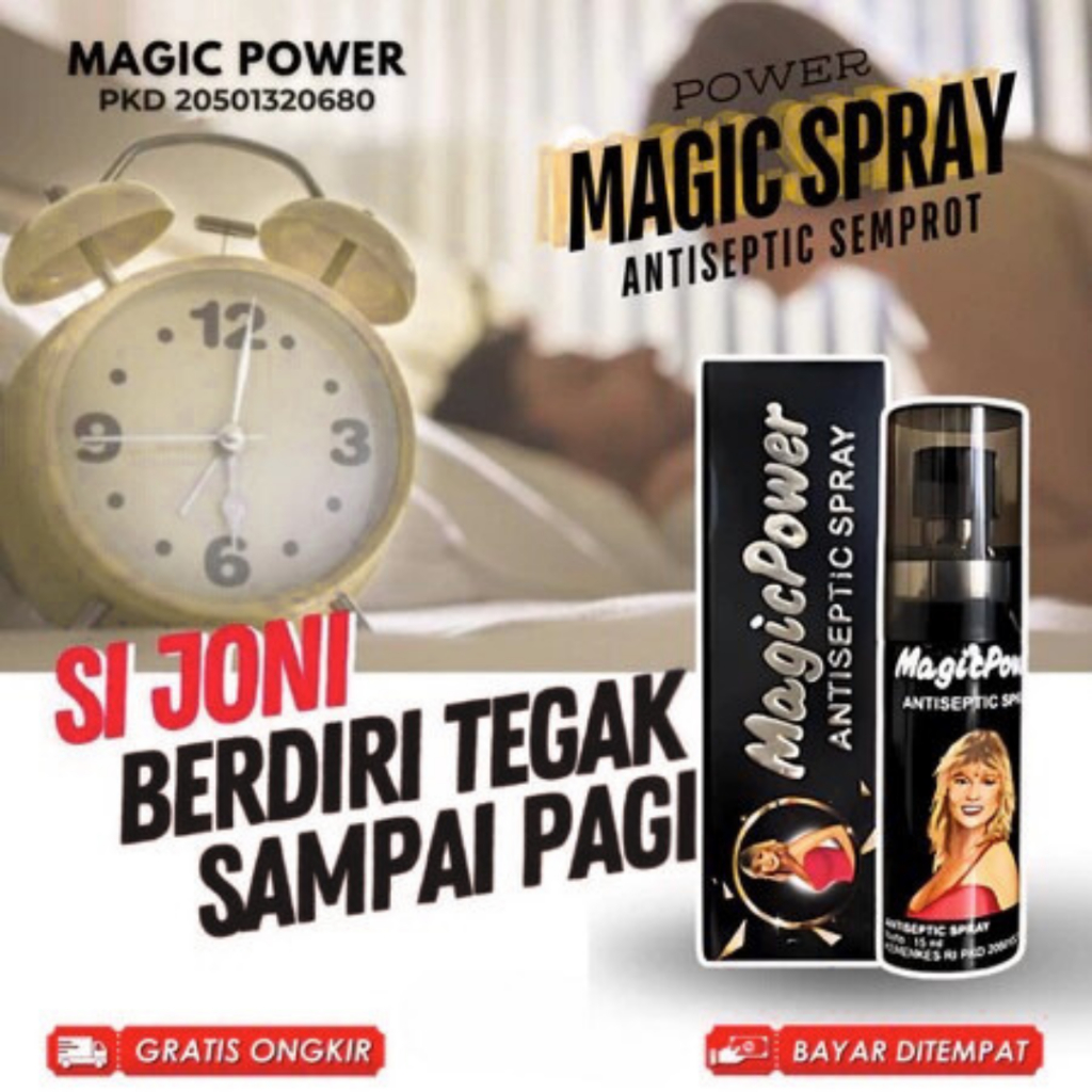 Spray Antiseptic Magic Power Spray Original Tissue Mejik Pria