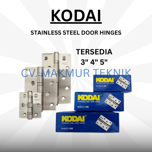 Engsel Pintu - Engsel Jendela Stainless 3" / 4" / 5" KODAI