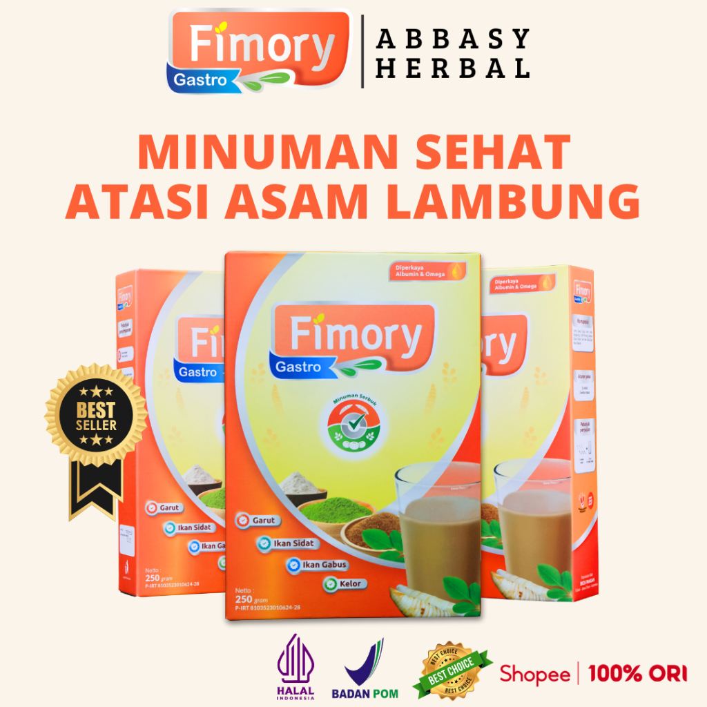 

Fimory Gastro 3 Box - Minuman Sehat Atasi Asam Lambung Naik | Halal dan Sudah BPOM