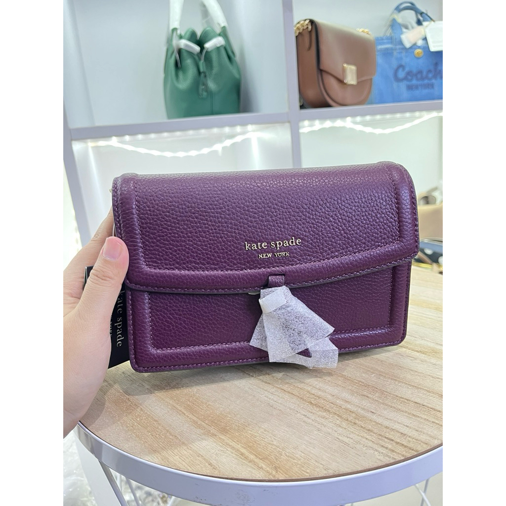 ks knott mini flap crossbody - tas ks butik sling