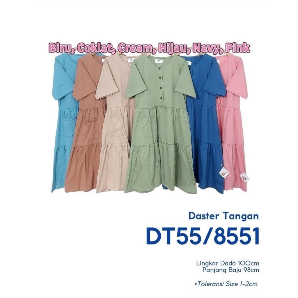 DASTER AMRO LABEL PUTIH 8551 POLOS RAMPEL