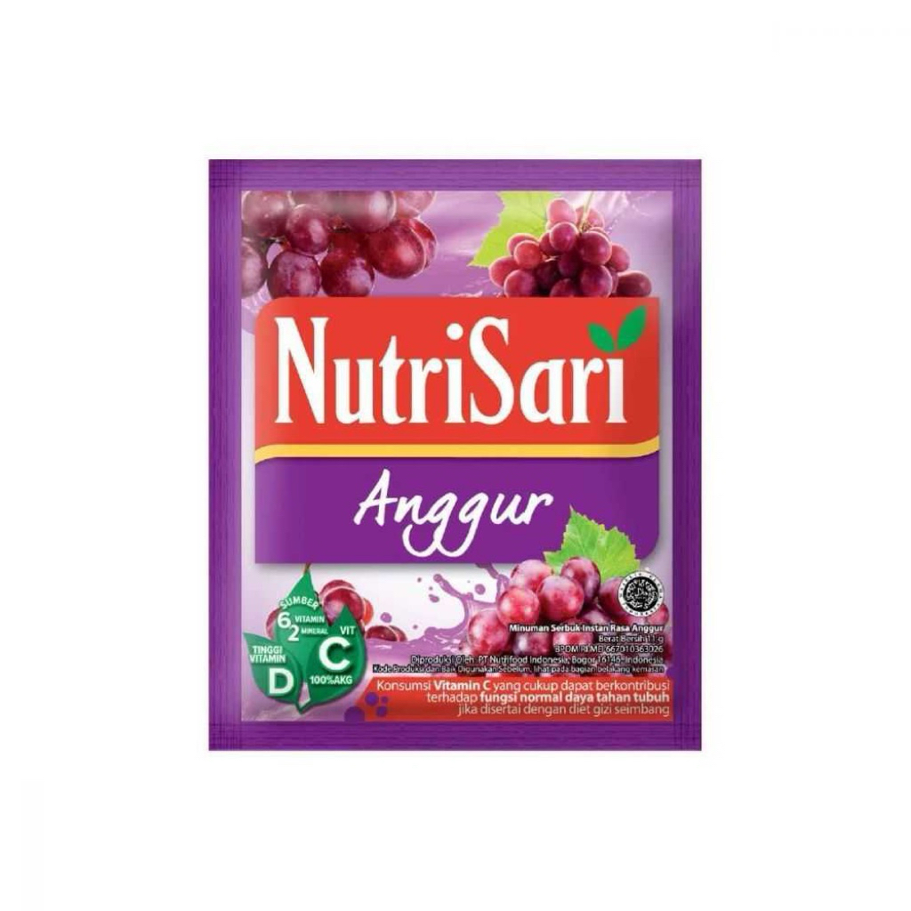 

NutriSari Anggur 10 pcs