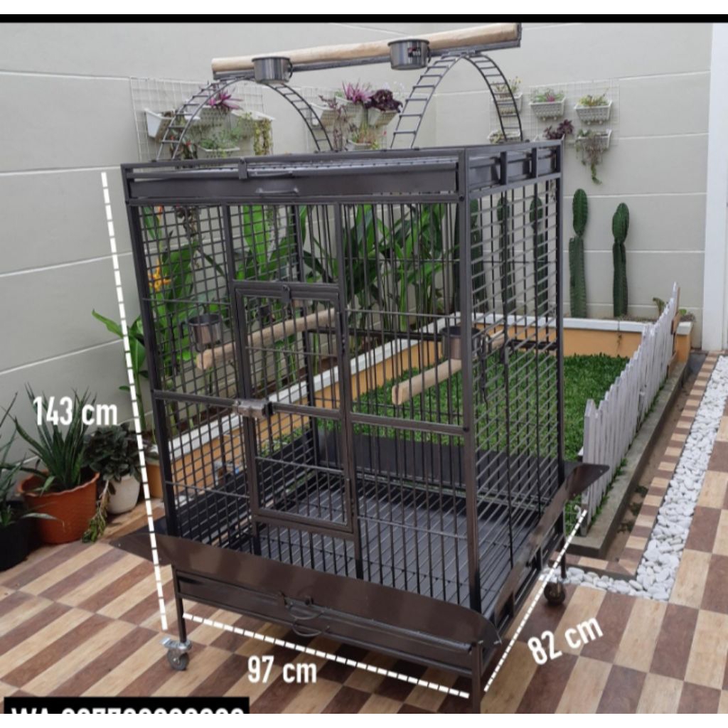 kandang burung aviary besar