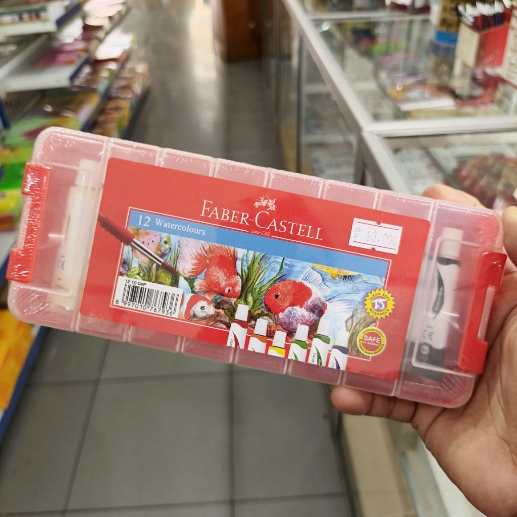 

Faber-Castell Watercolours 6ml (12 warna)