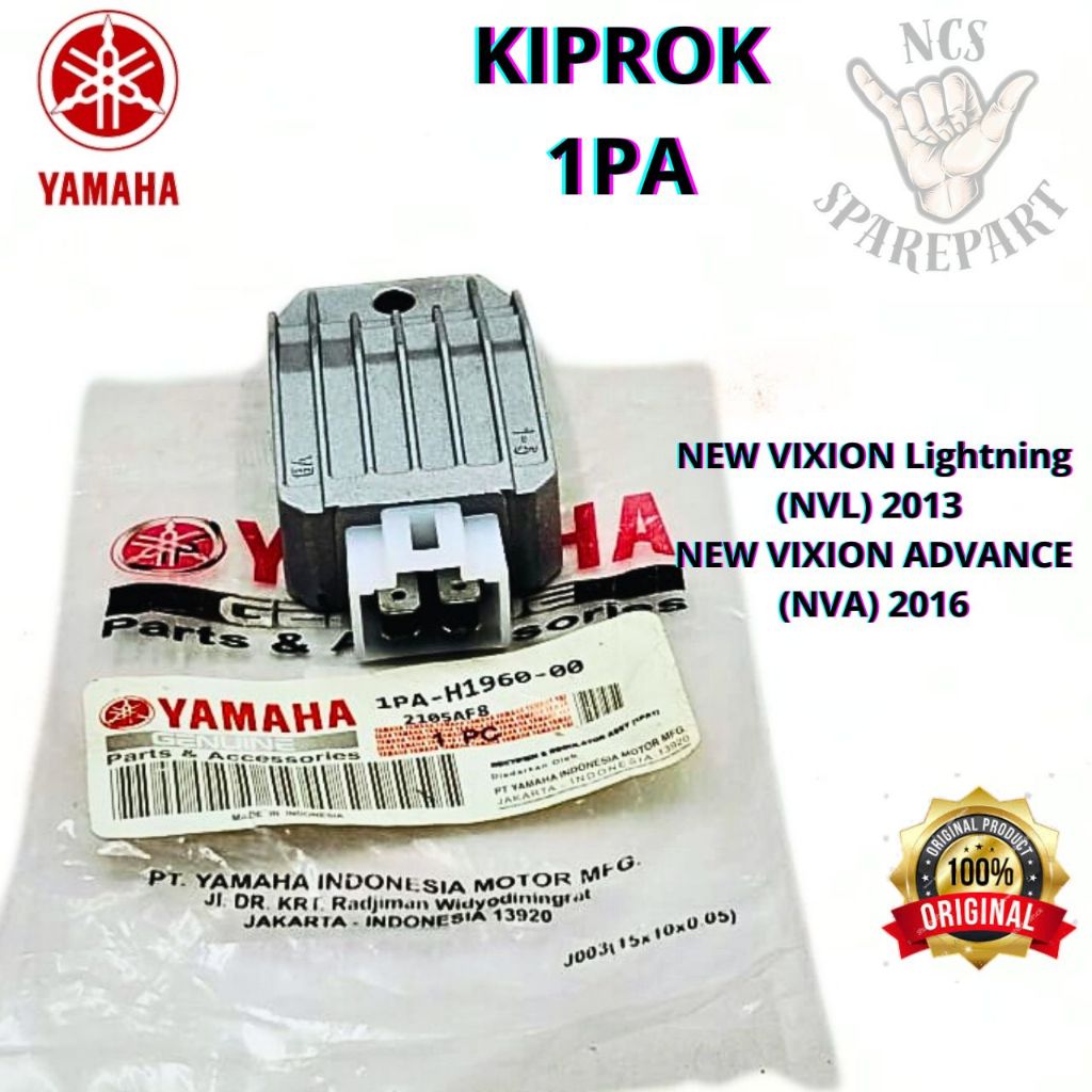 KIPROK YAMAHA KODE 1PA MOTOR NEW VIXION LIGHTNING 2013 NEW VIXION ADVANCE 2016 1000% KUALITAS ORI