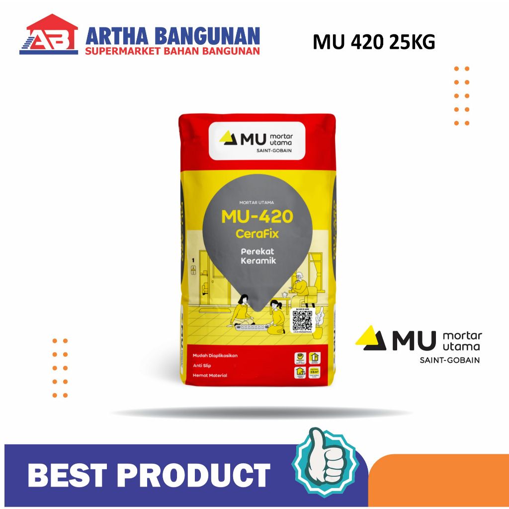 MU-420 CERAFIX PEREKAT KERAMIK 25 KG