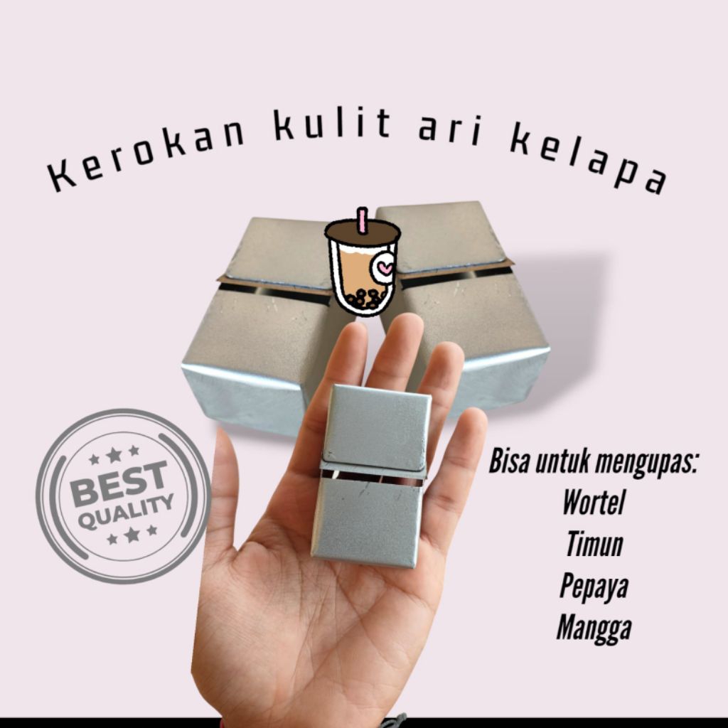 Pisau/Kerokan kulit ari Kelapa