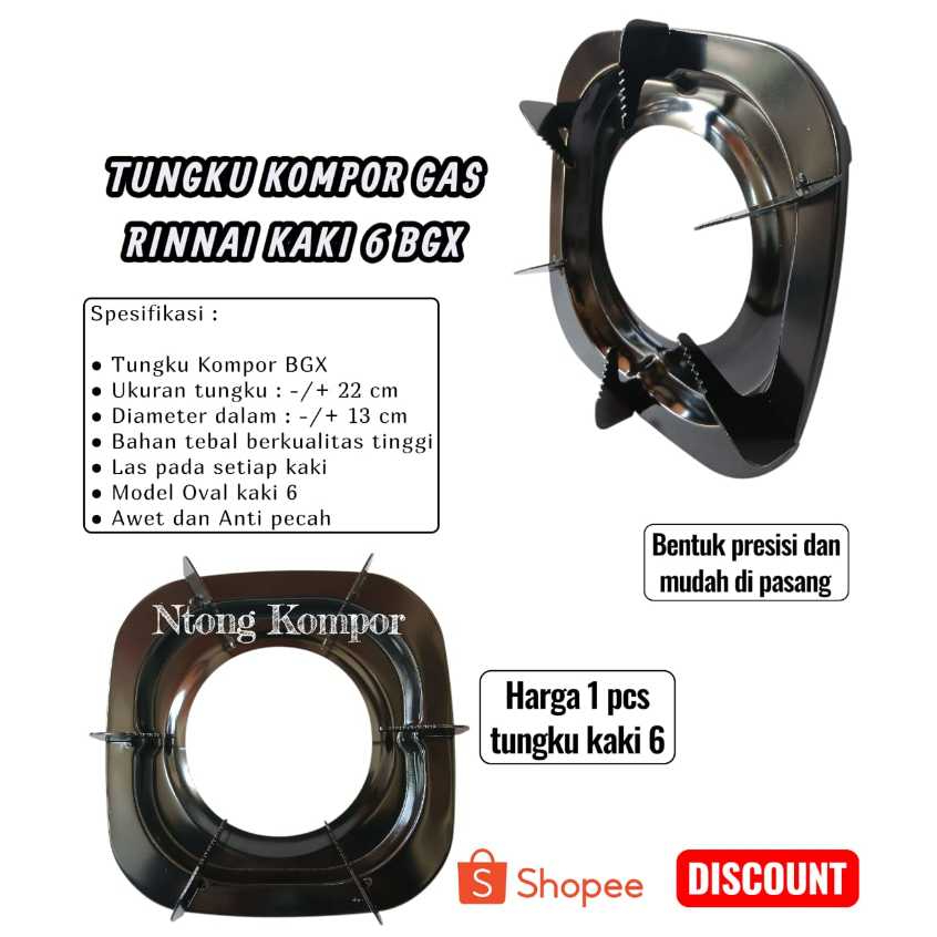 Paling Murah  Harga 1 Pcs Tatakan Kompor Gas Rinnai Serbaguna / Tatakan Kompor Gas Rinnai 1/2 Tungku