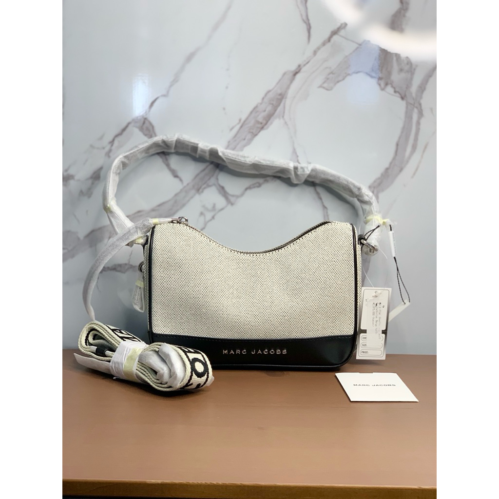 MJ drifter shoulder bag small beige multi ( canvas )