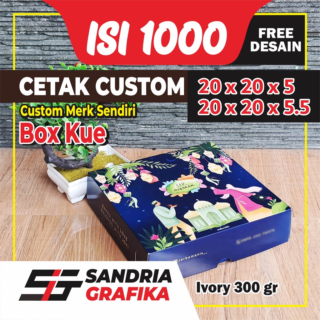 

DUS KUE BROWNIES / PIZZA 20X20X5 / 20 X 20 X 5.5