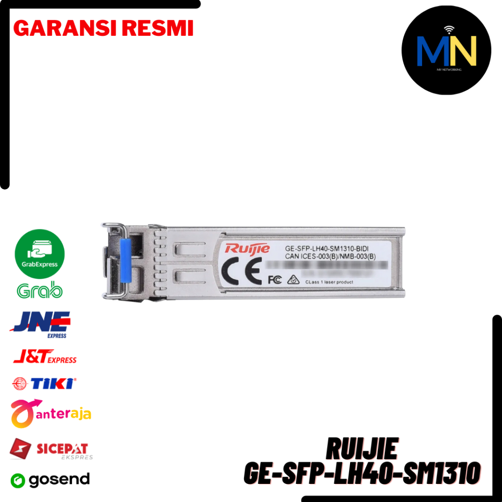 Ruijie GE-SFP-LH40-SM1310-BIDI , SFP BIDI TX1310 / RX1550 LC 40KM