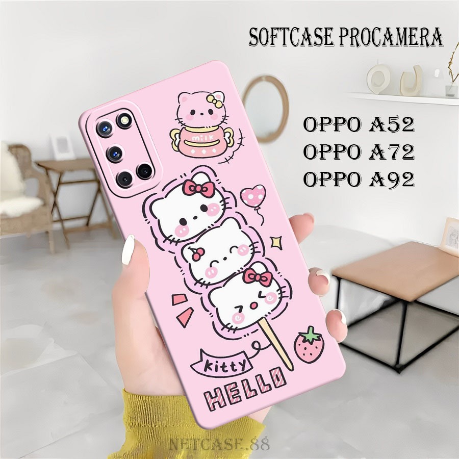 Softcase Hp Oppo A52 - Oppo A72 - Oppo A92 - Case Terbaru - Tpu Silikon - Softcase Lentur - Fashion 