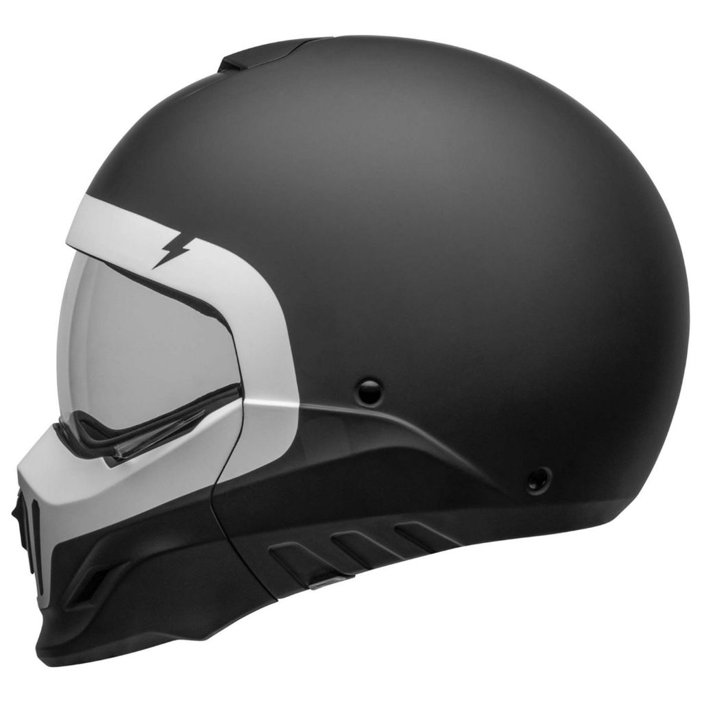 BELL HELMET BROOZER CRANIUM MATTE BLACK/WHITE