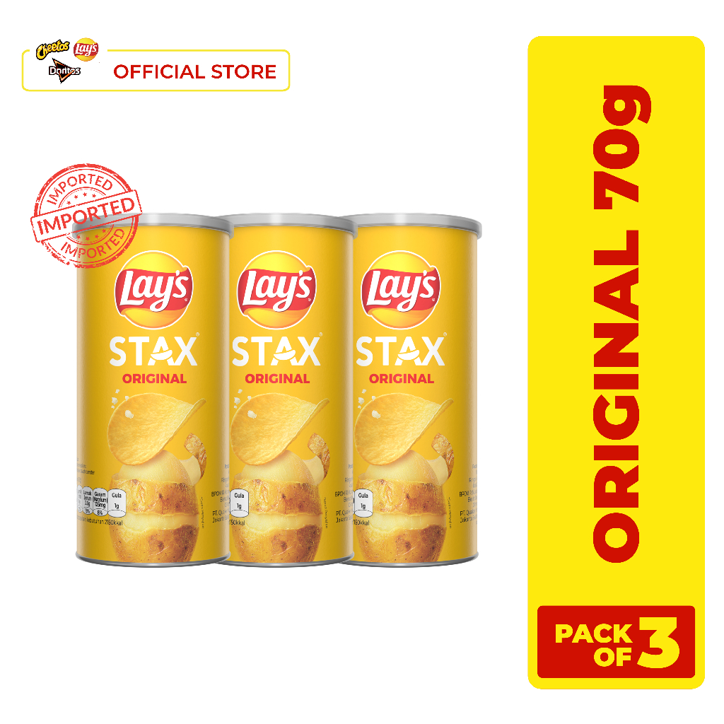

Lay's Stax Original 70gr - Pack of 3