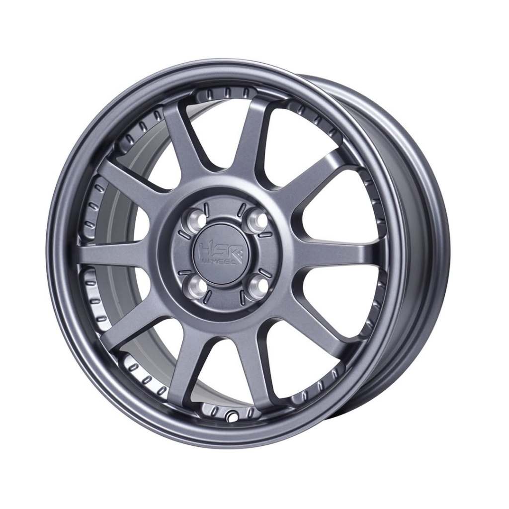 Hsr Wheel - Velg Hsr Gymkana Boroko R15 H4X100 Semi Matt Grey
