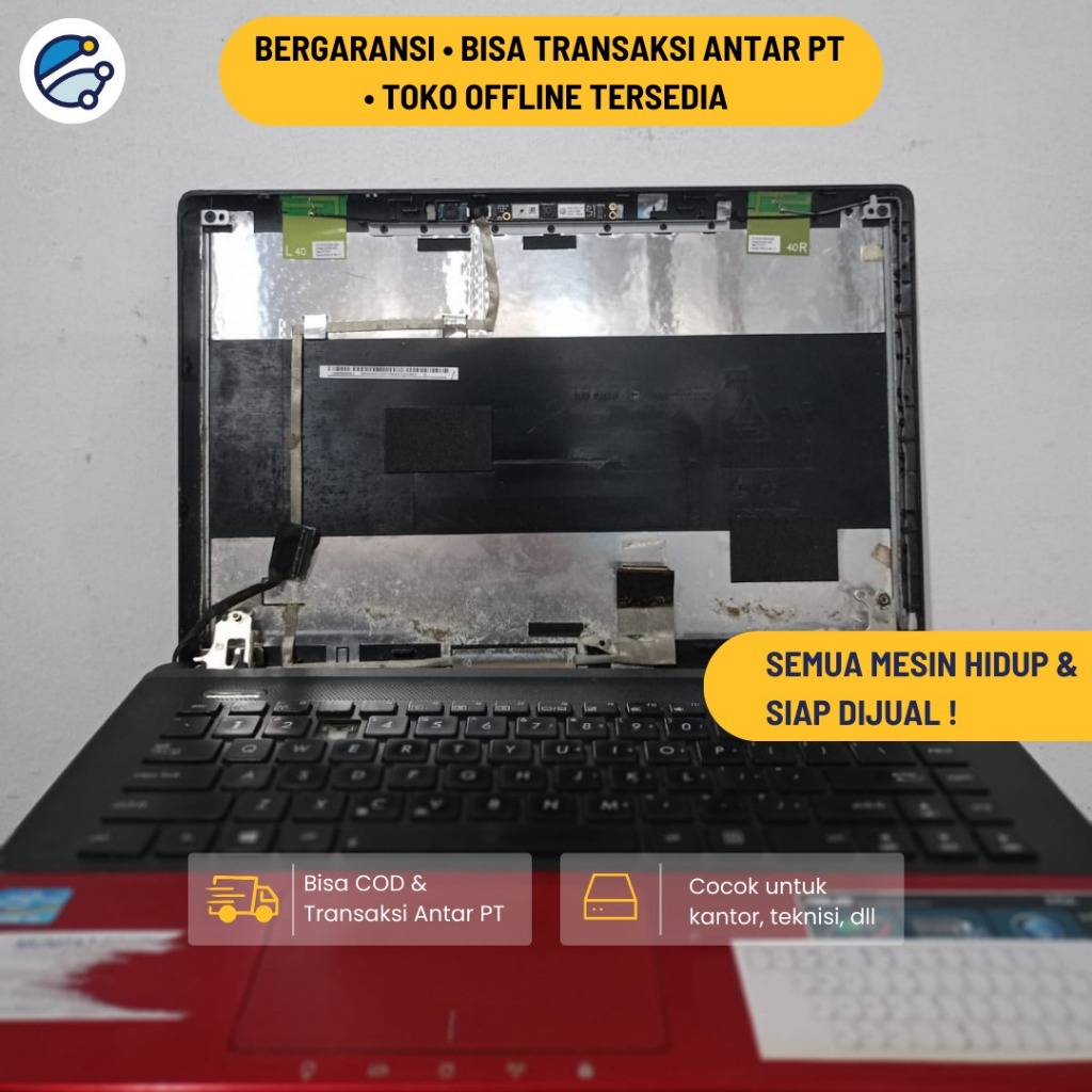 Motherboard Laptop / Mobo Laptop / Mainboard Laptop / Mesin Laptop Copotan / Board Laptop Pretelan /