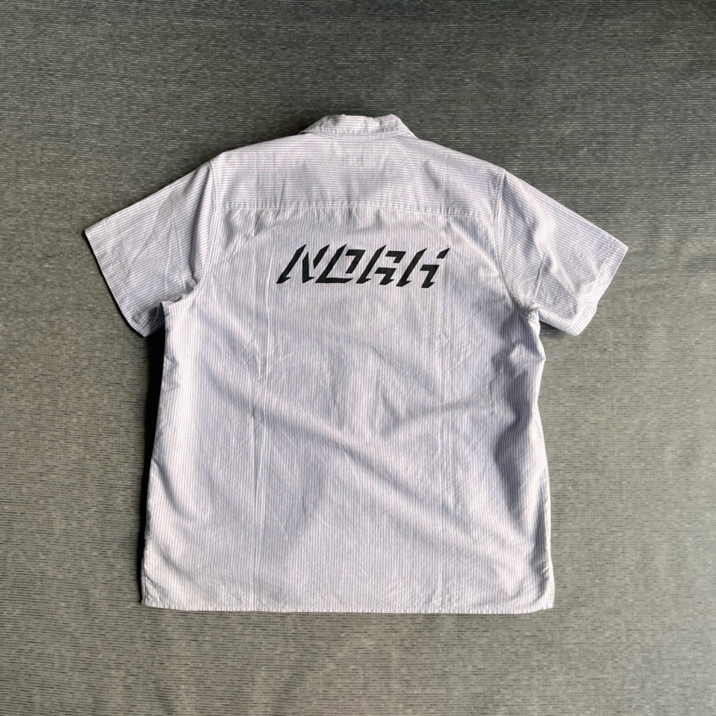 NOAH NYC CORE STRIPE WORKSHIRTS
