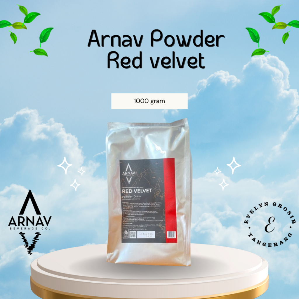 

Arnav Red Velvet 1kg - Bubuk Minuman Red Velvet