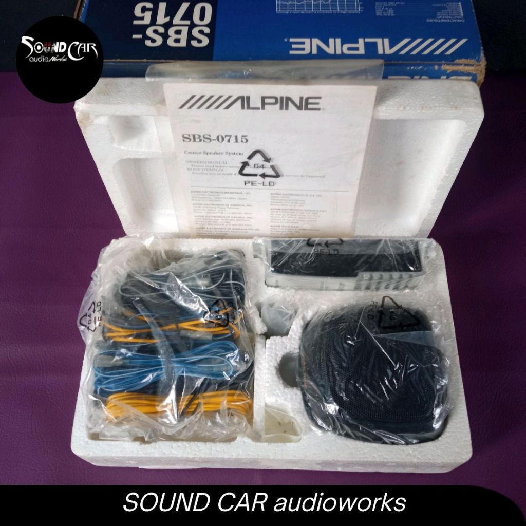 ALPINE CENTER SPEAKER SYSTEM SBS - 0175