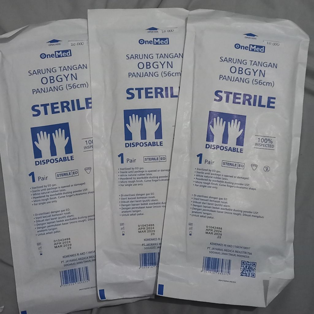 Sarung Tangan Obgyn Sterile Onemed - Handscoon Onemed