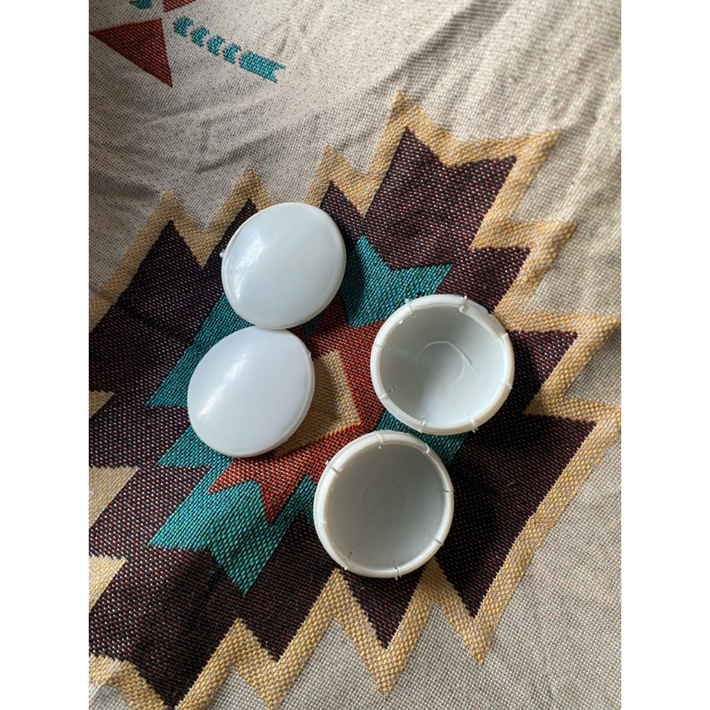 tutup sayap lubang busi Honda c70 Astrea grand prima detail original putih