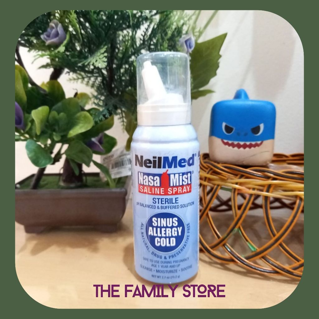Neilmed Nasal Mist Saline Spray Sinus / Semprotan Untuk Membantu Mengatasi Hidung tersumbat Pilek Da