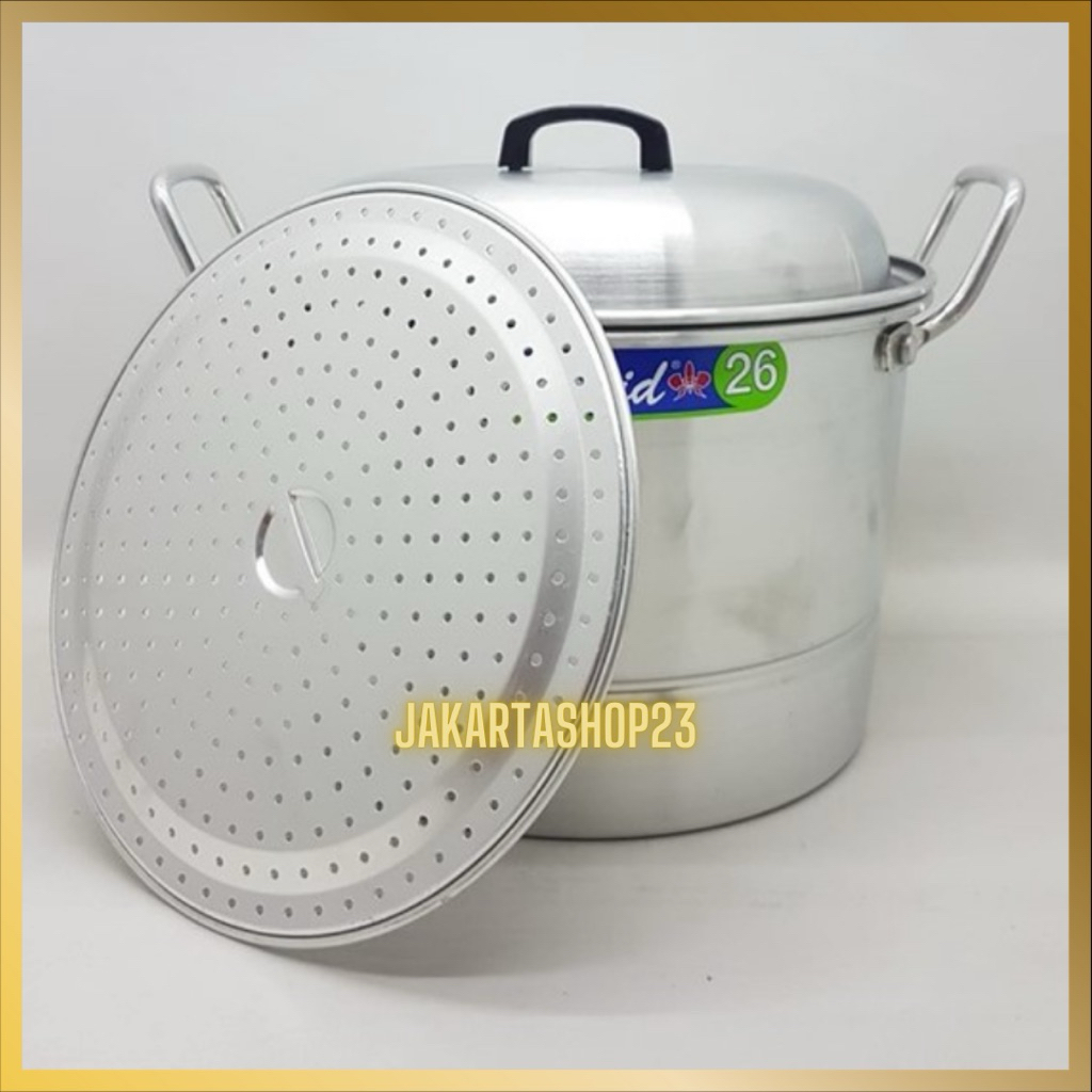 Panci Serbaguna 26 cm Orchid / Steamer / Langseng Dandang Nasi 3 Liter