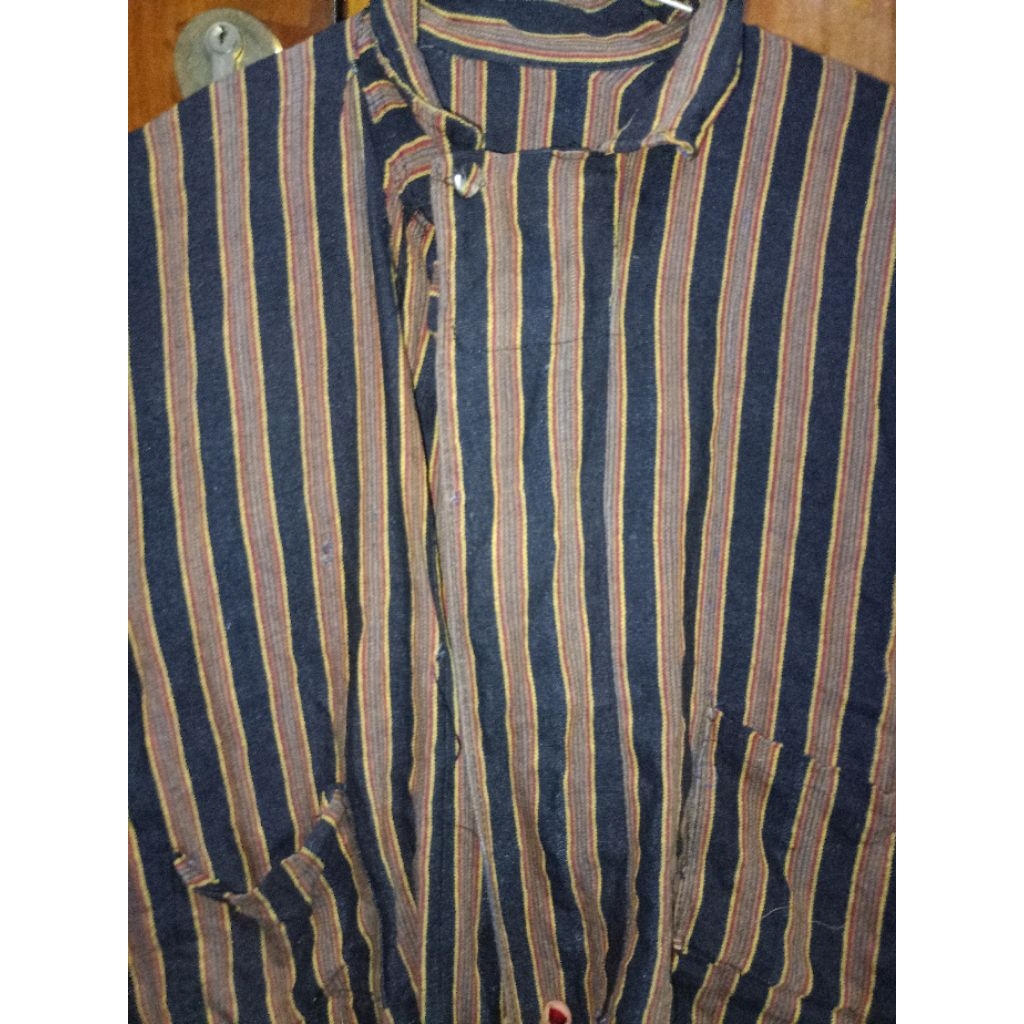 batik lurik cowok anak SD