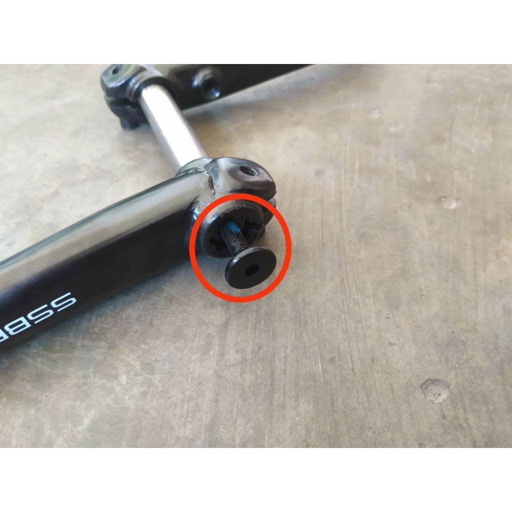 Baut as spindel crank sepeda bmx mtb