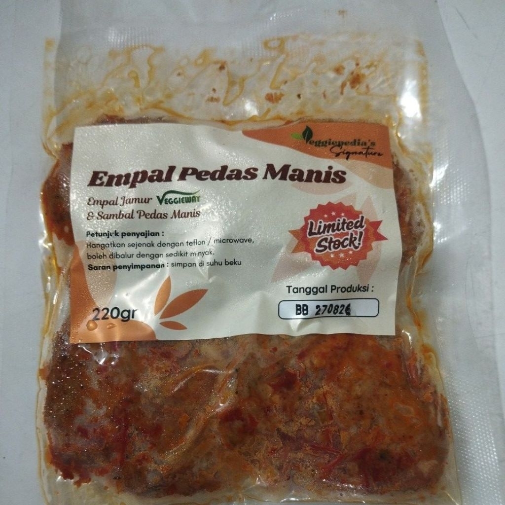 

(Veggieway) Empal Pedas Manis 220gr