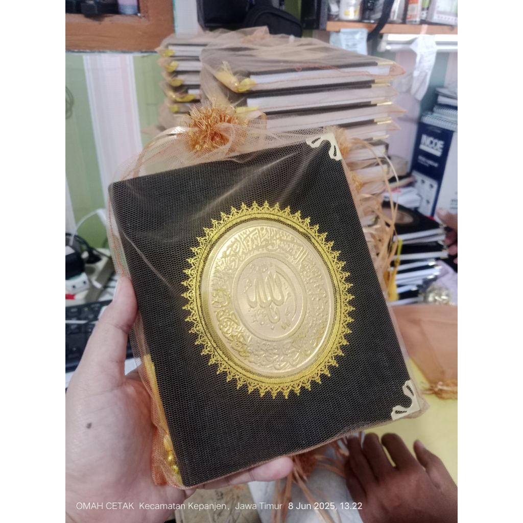 Cetak Buku Yasin Tahlil Hard Cover Bludru