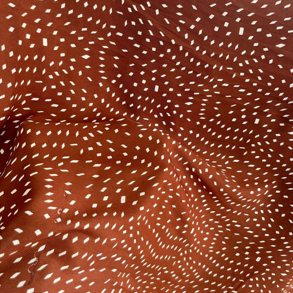 Kain ceruty  motif kotak kecil/ kain seruti bahan kebaya /bahan gamis