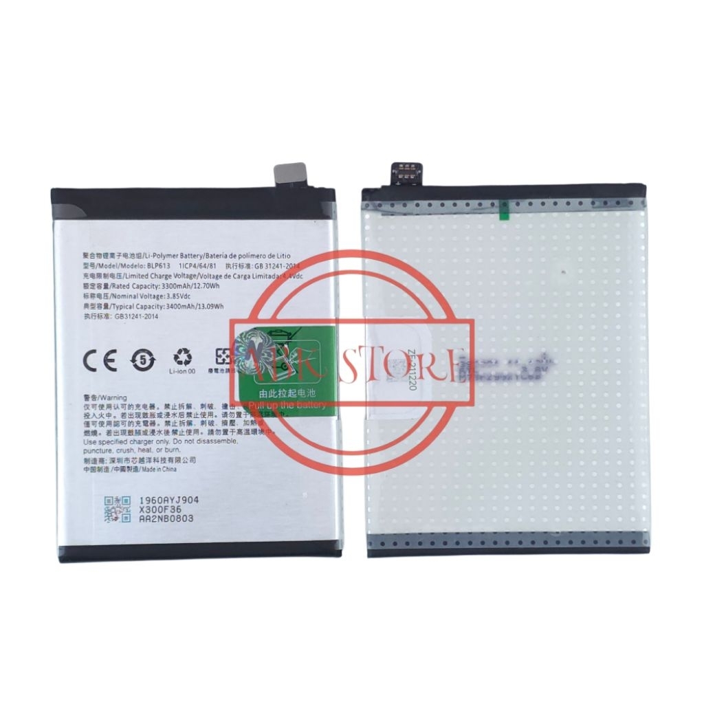 BATERAI BLP613 COMPATIBLE UNTUK ONEPLUS 3 BATTERY ORIGINAL QUALITY